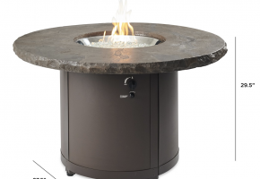 Beacon Dining Height Gas Fire Pit Table