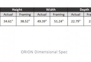 Orion Series See-thru