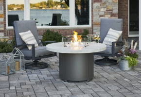 Beacon Chat Height Gas Fire Pit Table