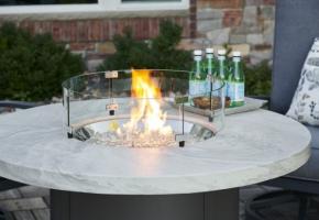 Beacon Dining Height Gas Fire Pit Table