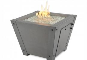 Axel square gas fire pit